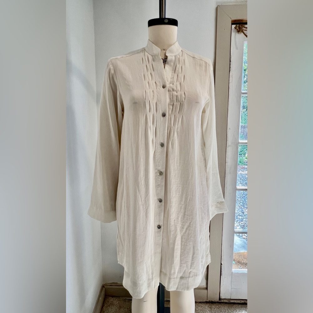 Donna Karan Button Down Sleepshirt.